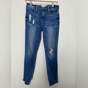 FRAME Denim‎ Le High Skinny Crop Style #LHSKCCH132 ARENAS Size 26